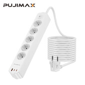 PUJIMAX Power Strip 1.5M Produžni kabel Električna utičnica Višestruke utičnice sa zaštitom od prenapona Mrežni filtar 
