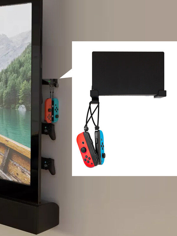 DATA FROG Zidni nosač Host Fitness Ring Zidni nosač za Nintendo Switch Joycon Oled TV Base Dock Controller Dodaci