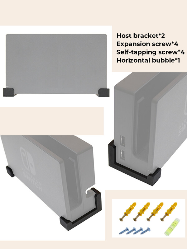 DATA FROG Zidni nosač Host Fitness Ring Zidni nosač za Nintendo Switch Joycon Oled TV Base Dock Controller Dodaci