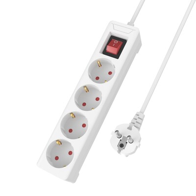 JINGMIN razvodnik za zaštitu od prenapona 3/4 AC EU električna utičnica Utičnica Adapter produžni kabel Produžni kabel 1,5 m