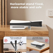 За ултратънка конзола SONY PS5 хоризонтална стойка Настолна основа фиксирана опорна светлина [специални аксесоари за шофиране]