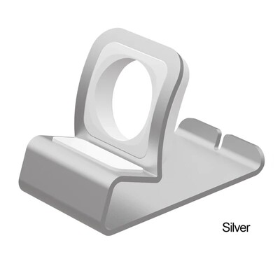 Aluminijski silikonski držač Punjač za sat Držač priključne stanice za Apple Watch Series SE 8 7 6 5 4 3 2 1 Držač stalka za punjenje sata