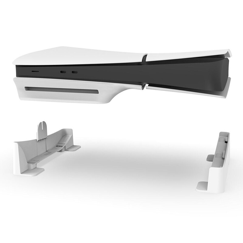 Za P5 Slim/Pro držač konzole Vodoravni stalak za pohranu Stabilno i neklizajuće osnovno postolje za PS5 Dodaci za igre