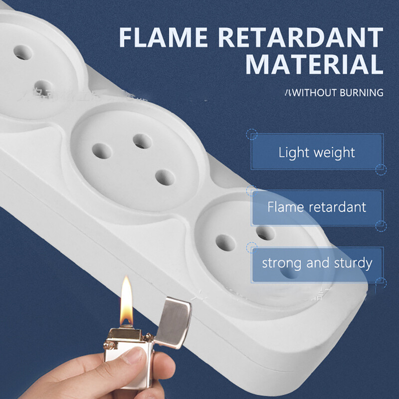 Strāvas sloksne Izraēlas kontaktligzdas 3/4/5 virzienu maiņstrāvas elektriskas komutācijas ligzdas 16A vads 1,5 m pagarinātājs, kas piestiprināts pie sienas mājas birojam