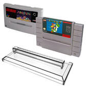 Za SNES Stalak za patrone za igre Prozirni držač zaslona za kartice za igre za SNES patrone za igre Držač za kartice Dodaci