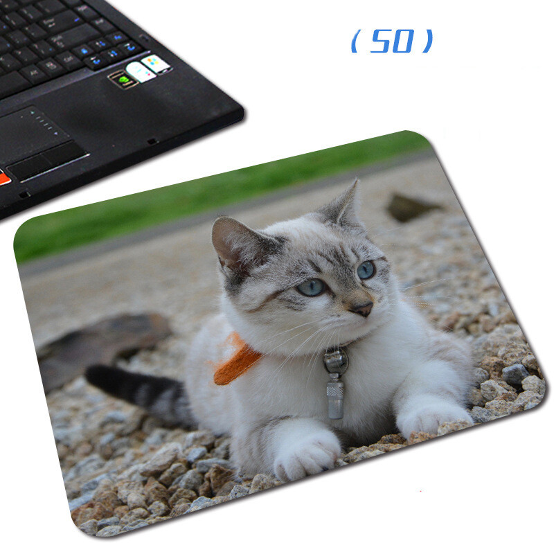 Djevojčica, slatki kućni ljubimac, podloga za miš za e-sport, kreativna protuklizna podloga za računalo