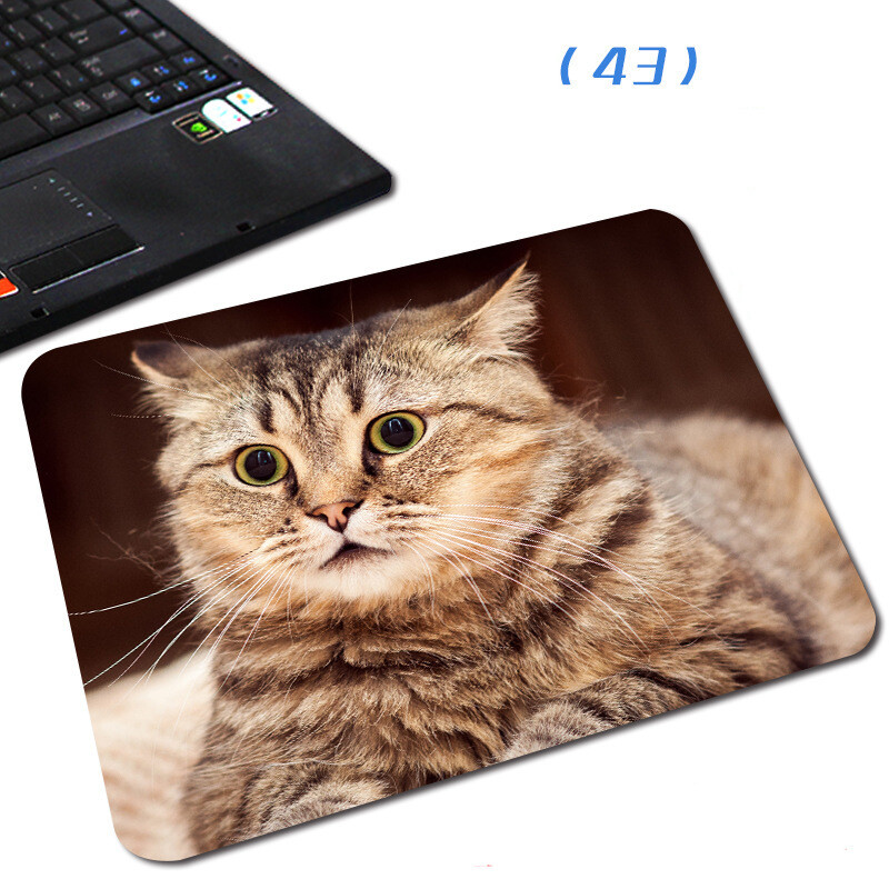 Djevojčica, slatki kućni ljubimac, podloga za miš za e-sport, kreativna protuklizna podloga za računalo