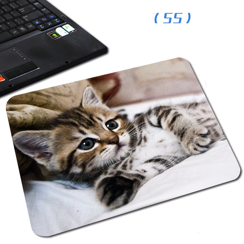 Djevojčica, slatki kućni ljubimac, podloga za miš za e-sport, kreativna protuklizna podloga za računalo
