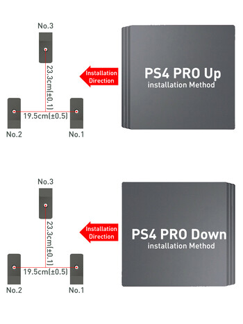 Βάση τοίχου DATA FROG για PS4 Βάση αποθήκευσης βάσης βάσης χειριστηρίου γενικής χρήσης με βίδες για λεπτά αξεσουάρ PS4 Pro/ PS4