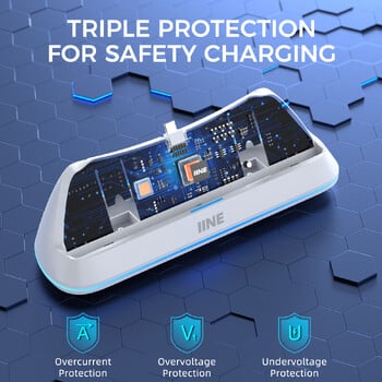 IINE Charging Stationfor Playstation Portal / Φόρτιση επαφής Type-C & Triple Protection for Safety Charging