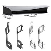 За PS5 Slim Desktop Base Поддържащ държач Хоризонтална конзолна стойка Спестете място Скоба за поставяне За PS5 Slim Disc&Digital Edition