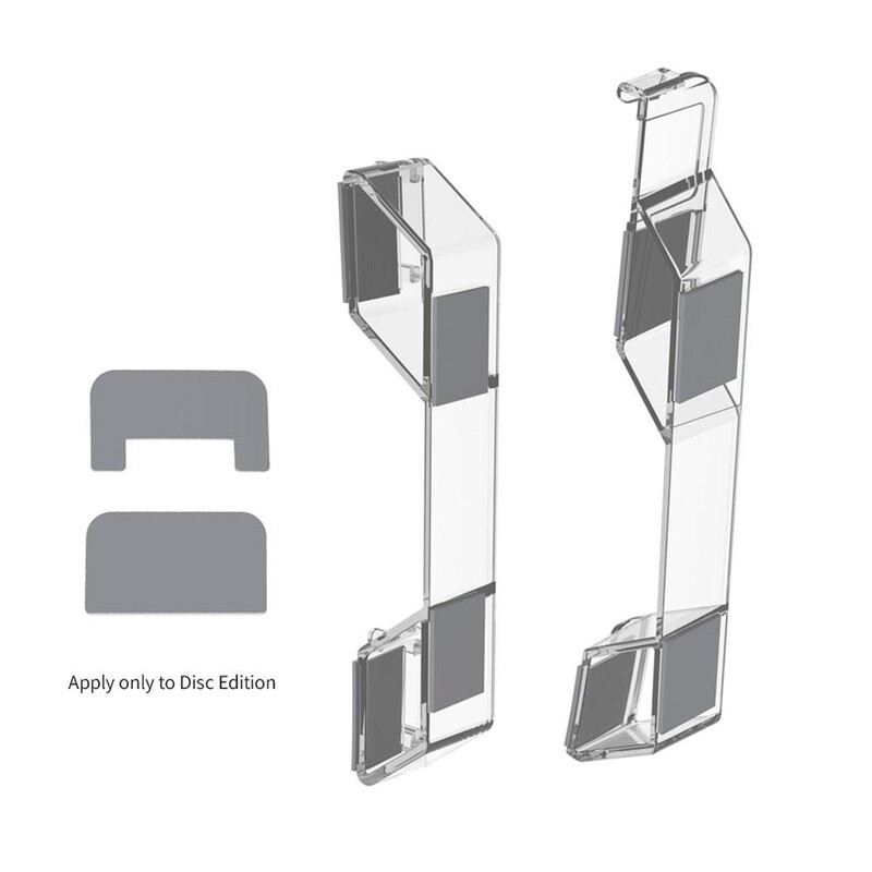 За PS5 Slim Desktop Base Поддържащ държач Хоризонтална конзолна стойка Спестете място Скоба за поставяне За PS5 Slim Disc&Digital Edition