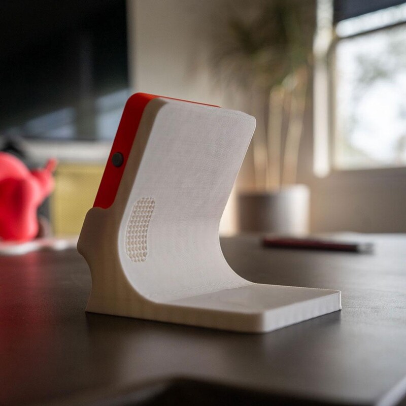 3D печат, подходящ за Rabbit R1 AI Device Storage Holder Portable Stable For Rabbit R1 Ai Computer Desktop Display Stand