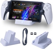 За PS5 Portal Remote Player, PS Portal Charging Dock с метална основа, PS5 Portable Accessories Stand Charger Station