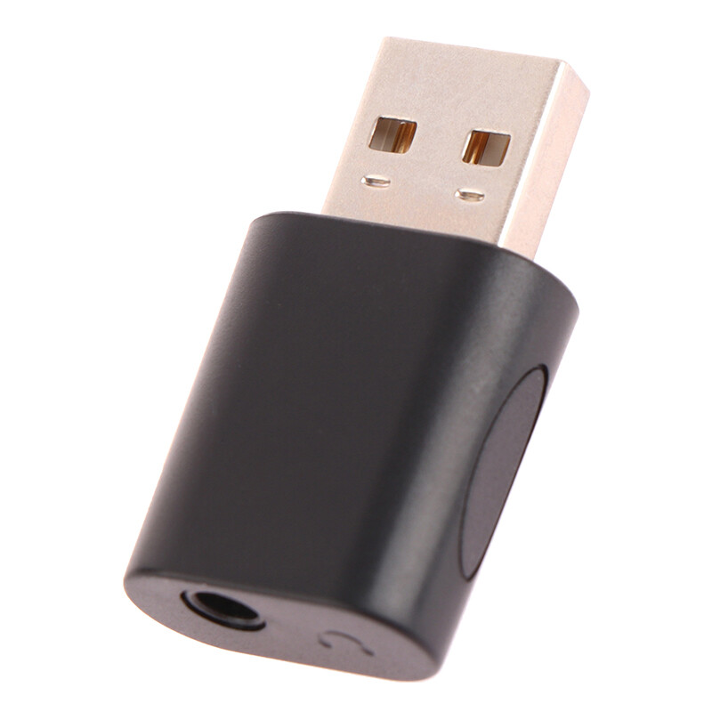Външна USB звукова карта USB към 3,5 мм аудио адаптер за слушалки Aux микрофон Аудио жак Микрофон за компютър лаптоп