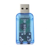 Mini vanjska 3D USB zvučna kartica 5.1 kanalni adapter audio kartice 3.5 mm zvučnik mikrofon sučelje za slušalice za PC računalo