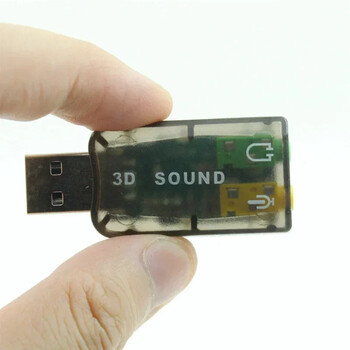 NWorld USB Sound Card Mic Audio USB Converter Εξωτερικός 5,1 καναλιών με διεπαφή ακουστικών και μικροφώνου 3,5 mm, Στερεοφωνικό υπολογιστή