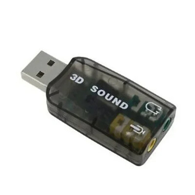 NWorld USB zvučna kartica Mic Audio USB konverter Vanjski 5.1-kanalni w/3.5mm sučelje za slušalice i mikrofon, računalni stereo