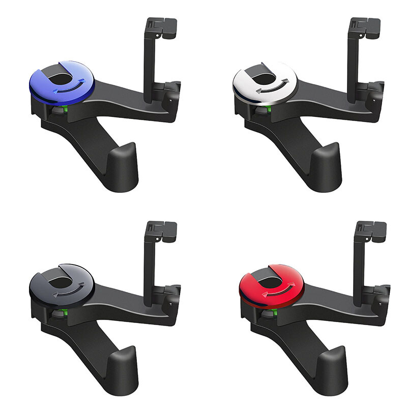 Višenamjenski držač za mobitel montiran na stražnjem sjedalu u automobilu Kuka za naslon za glavu na stražnjem sjedalu Stalak za automobilski telefon Viseći nosač za pohranu