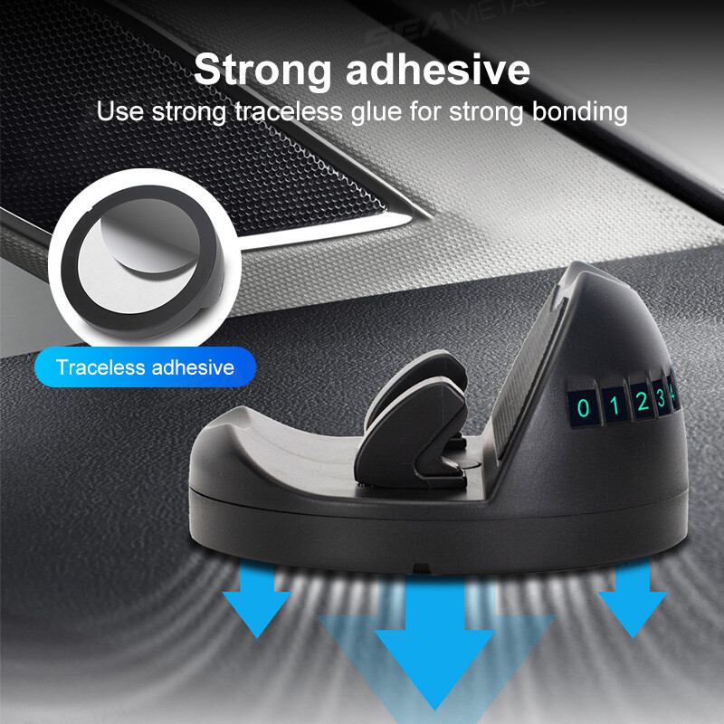 SEAMETAL Head-Up Стойка за телефон в кола Гъвкава въртяща се стойка за телефон Стабилна противоплъзгаща гумена поддръжка за смартфон Универсална за 4-7 инча