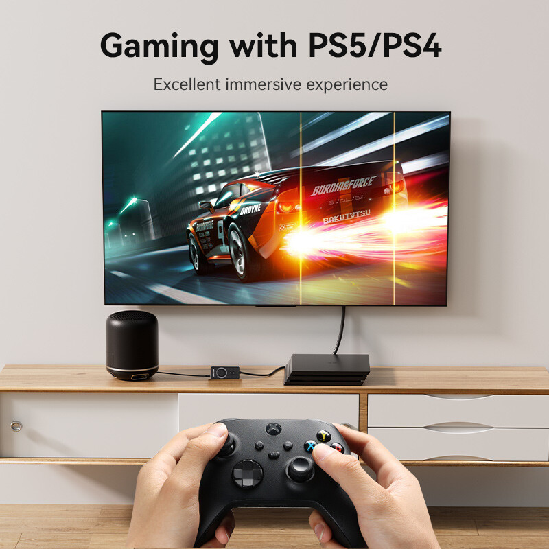 Vention USB išorinė garso plokštė USB iki 3,5 mm garso adapteris USB prie ausinių Mikrofonas Macbook kompiuteriui nešiojamam kompiuteriui PS4 garso plokštė