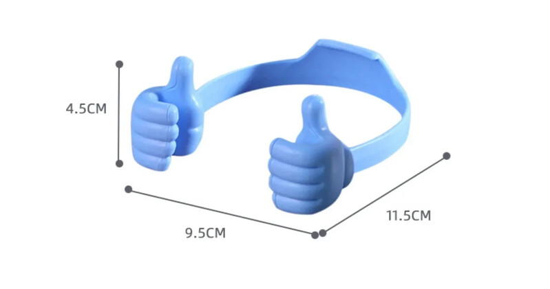 Čarapa za božićne darove za djevojčice tinejdžerice Žene Muškarci Odrasli Palac gore Držač stalka za mobitel Lazy Desk Podrška za mobitel