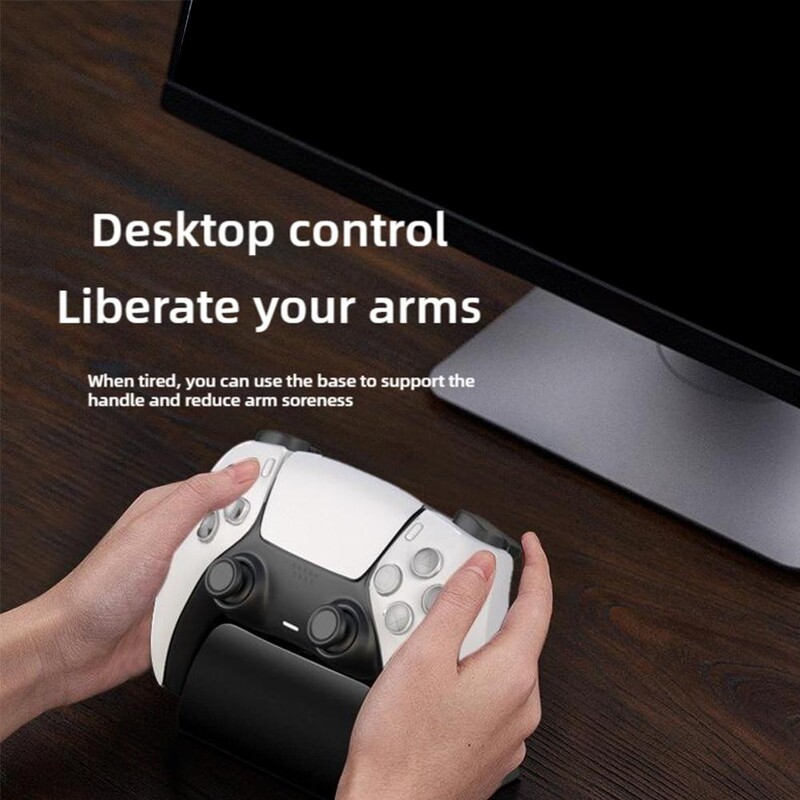 Novo postolje za kontroler igre za Xbox/ps5/Swch Pro Visokokvalitetno ABS stilsko postolje za zaslon otporno na prašinu i zaštitna ručka koja ne klizi