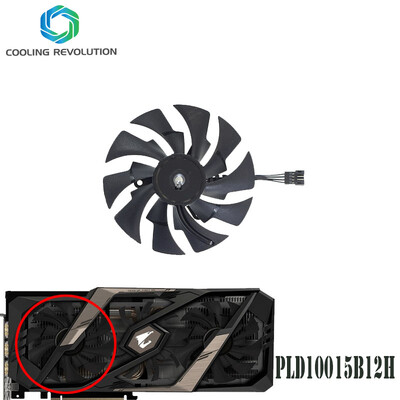 95MM PLD10015B12H vaizdo plokštės ventiliatorius skirtas Gigabyte AORUS GeForce RTX 2060 2070 SUPER 2080 2080Ti XTREME aušinimo ventiliatorius