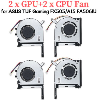 Sülearvuti asendusventilaator Arvuti jahuti ventilaatorid ASUS TUF Gaming FX505/A15 FA506IU jaoks Asus TUF Gaming FX506 FX506LU FX506LH