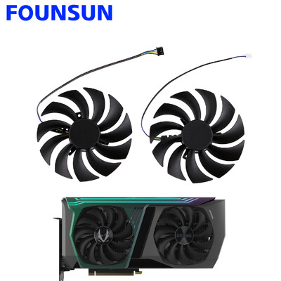 Naujas 100 mm GAA8S2U GPU aušinimo ventiliatorius, skirtas Zotac Gaming RTX 3070 AMP Holo vaizdo plokštės aušintuvo ventiliatorius CF1010U12S