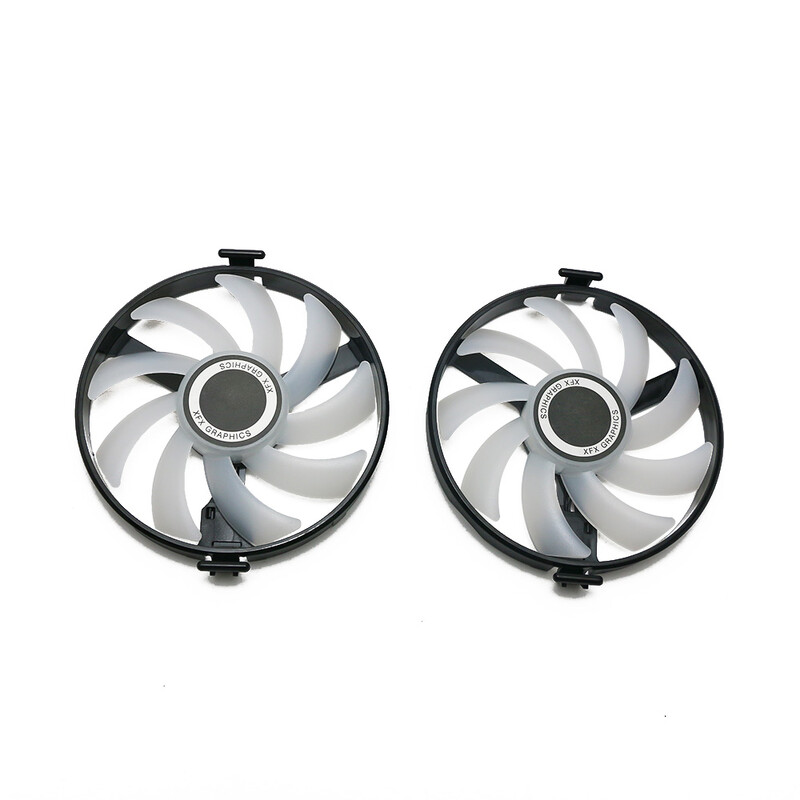FDC10U12S9-C Cooler Fan Замяна за XFX AMD Radeon RX 470 480 580 RX580 RX480 RX470 EDITION Crimson охлаждащ вентилатор за графична карта