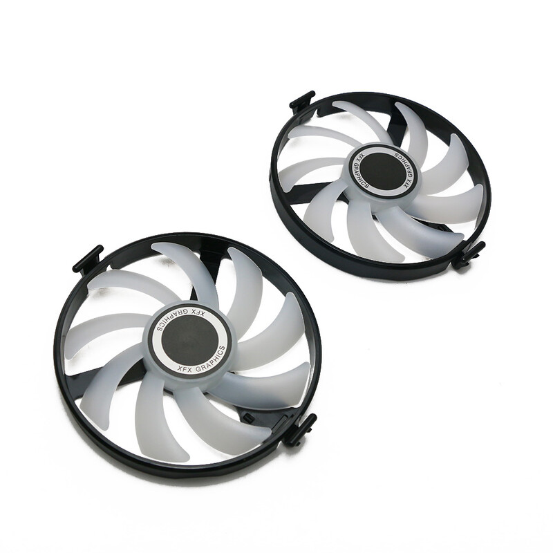 FDC10U12S9-C Cooler Fan Замяна за XFX AMD Radeon RX 470 480 580 RX580 RX480 RX470 EDITION Crimson охлаждащ вентилатор за графична карта