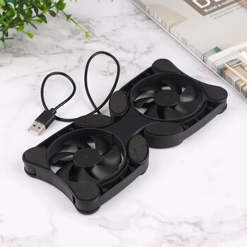 USB Mini Laptop Fan Stand Notebook Πτυσσόμενος Πτυσσόμενος Ανεμιστήρας Ψύκτη Notebook Cooling Pad Ψυγείο Καλοριφέρ Κύριο αξεσουάρ υπολογιστή