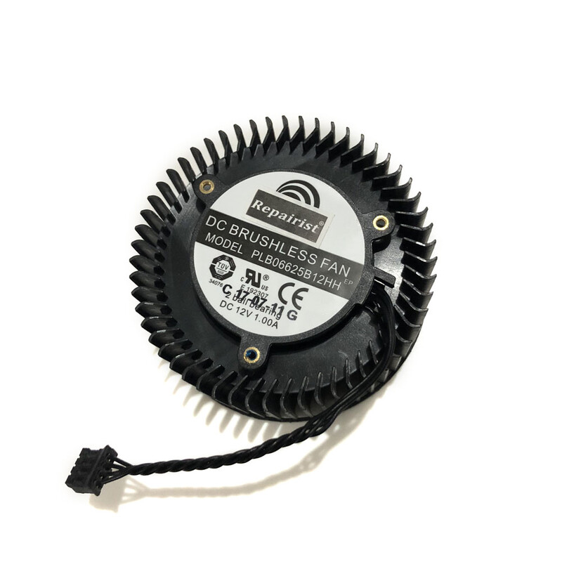 PLB06625B12HH, вентилатор за карти за копаене, охладител за видео карти за игри, размер на диаметъра 65 mm, за MSI NVIDIA CMP 50HX MINER, охлаждане за карти за копаене