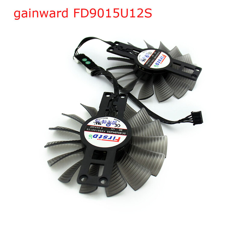 2 vnt / rinkinys FD9015U12S GA92S2H, 90 mm ventiliatorius, „Palit GTX 1060 Super JetStream GPU Cooler“, „Gainward GTX1060 Phoenix GS“, vaizdo plokščių ventiliatorius