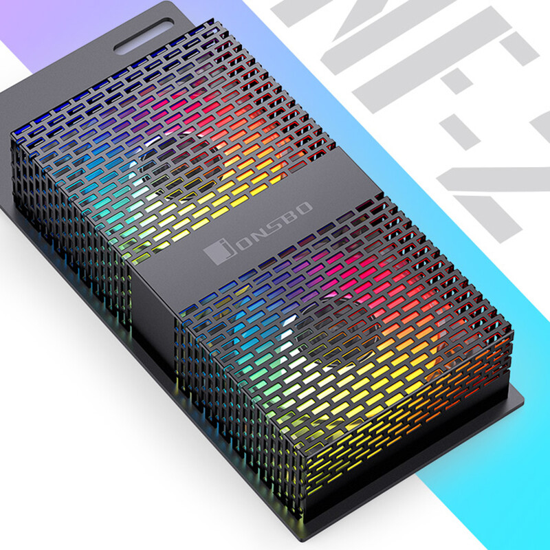 NF-2 RAM atminties modulio aušinimo radiatorius DDR4 DDR5 RAM aušintuvas 4Pin PWM 5V 3PIN ARGB Sync Dvigubas 50mm ventiliatoriaus atminties lusto radiatorius