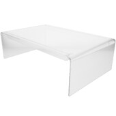 Stalak za računalo Akrilni monitor Laptop Riser Stalci za podizanje Prozirni monitori za pohranu