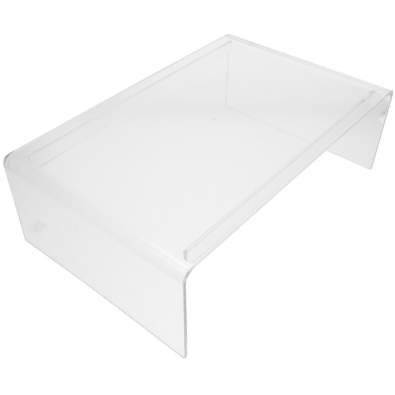 Stalak za računalo Akrilni monitor Laptop Riser Stalci za podizanje Prozirni monitori za pohranu