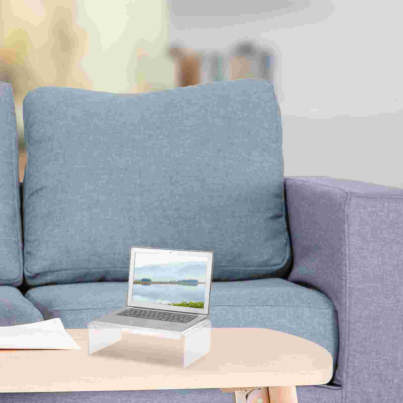 Stalak za računalo Akrilni monitor Laptop Riser Stalci za podizanje Prozirni monitori za pohranu