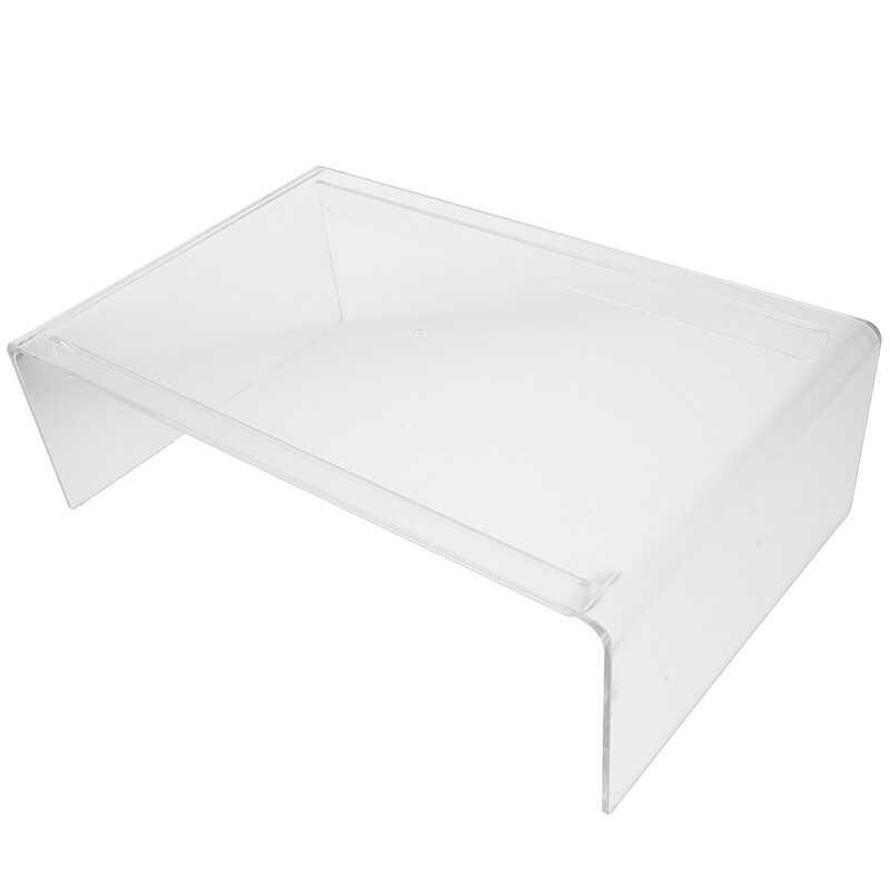Stalak za računalo Akrilni monitor Laptop Riser Stalci za podizanje Prozirni monitori za pohranu
