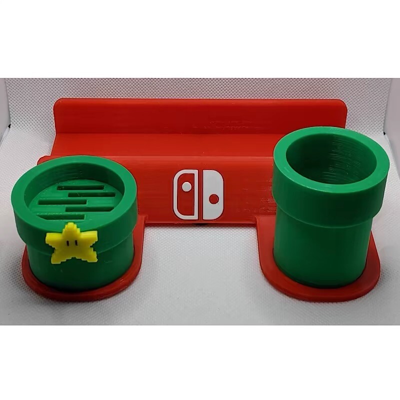 Za Nintendo Switch Charging Base Držač Cartoon Case Nosač za pohranu stola Kutija za kartice za igre Joy Con Dodaci za igraće konzole