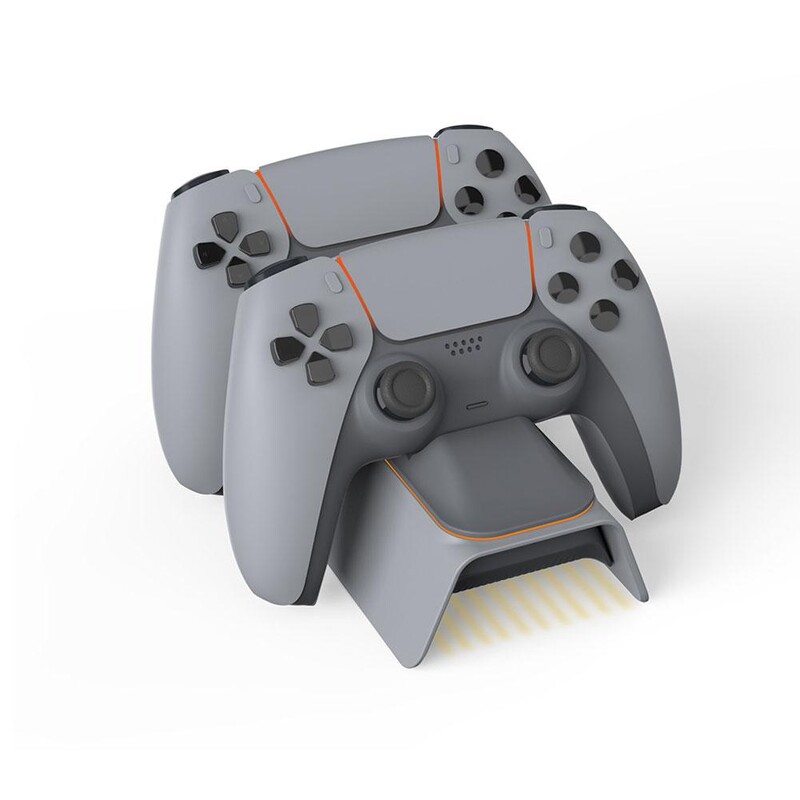 Za PS5 kontroler Punjač Stanica za brzo punjenje Za PlayStation5 bežične kontrolere za igre Stalak za punjenje Držač gamepada