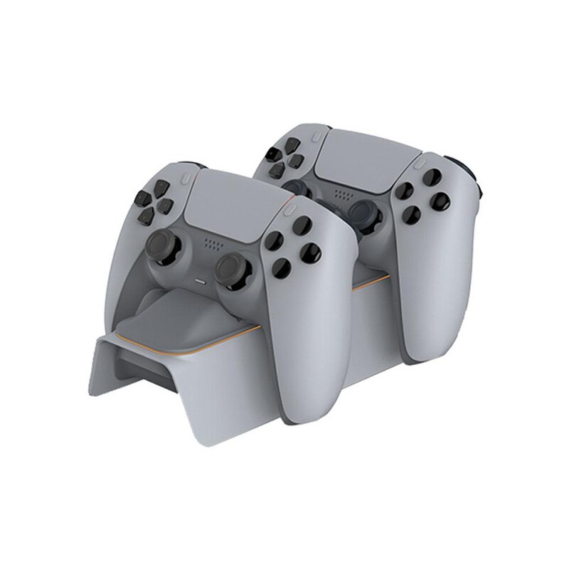 Za PS5 kontroler Punjač Stanica za brzo punjenje Za PlayStation5 bežične kontrolere za igre Stalak za punjenje Držač gamepada