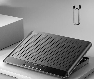 Metalinio skydelio nešiojamojo kompiuterio aušintuvo stovas žaidimams nešiojamojo kompiuterio aušinimo ventiliatorius nešiojamojo kompiuterio aušinimo padėklas 17 colių nešiojamojo kompiuterio aušintuvo stovas žaidimams