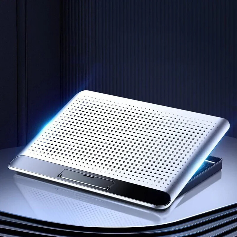 Metalinio skydelio nešiojamojo kompiuterio aušintuvo stovas žaidimams nešiojamojo kompiuterio aušinimo ventiliatorius nešiojamojo kompiuterio aušinimo padėklas 17 colių nešiojamojo kompiuterio aušintuvo stovas žaidimams