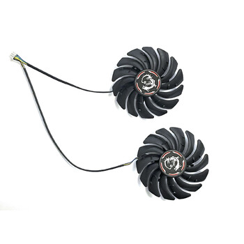 2Pcs/Παρτίδα PLD09210S12HH GPU Cooler Card Fan Για MSI GeForce GTX 1650 Super 1660 1660Ti GAMING X Ανεμιστήρας κάρτας γραφικών