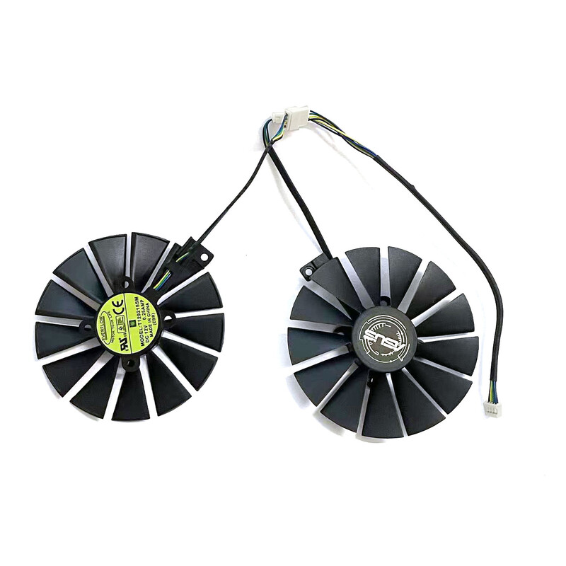 T129215SM 95 mm aušintuvo ventiliatorius skirtas ASUS STRIX RX 470 580 570 GTX 1050Ti 1070Ti 1080Ti žaidimų vaizdo plokštės aušinimo ventiliatorius