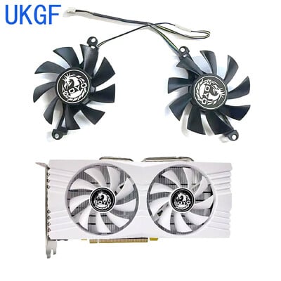 Uus jahuti ventilaator 75MM 4PIN RX 580 GPU ventilaator SOYO AMD RX580 8GB graafikakaardimängude GDDR5 256-bitise graafikakaardi ventilaatori vahetus