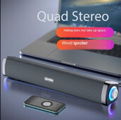 PC Soundbar Žičani računalni zvučnik USB napajanje Soundbar za PC prijenosno računalo Gaming Kućno kino Surround audio sustav Soundbox