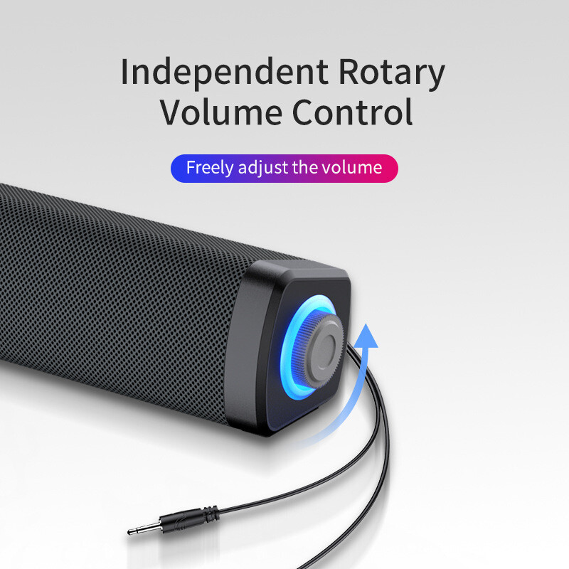 PC Soundbar Žičani računalni zvučnik USB napajanje Soundbar za PC prijenosno računalo Gaming Kućno kino Surround audio sustav Soundbox